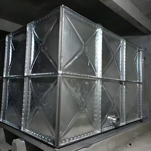 Réservoir d'eau en acier galvanisé à chaud, panneaux sectionnels pressés, capacité de 20 000 à 100 000 <span class=keywords><strong>litres</strong></span> - Product Image 1