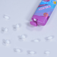 Offres Spéciales Haccp Brc certificat éveil bonbons usine pas cher en plastique peut 20G menthes fort fruit de la passion aromatisé bonbons énergétiques