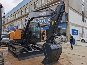 Excavadora de cadenas HX80G de 7.5 toneladas, motor Yanmar de 46.3kW, fuerza de excavación de 56kN, precio directo de fábrica en China, Nivel 2, exportación, nueva. - Product Image 3