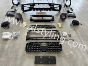 Kit de carrosserie G500 de <span class=keywords><strong>pare</strong></span>-chocs <span class=keywords><strong>avant</strong></span> arrière de voiture de <span class=keywords><strong>prix</strong></span> usine W463 2000-2018 <span class=keywords><strong>changement</strong></span> à W464 2019 + calandre noire pour Mercedes BENZ - Product Image 2