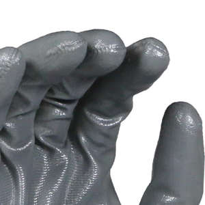 MaxiTough Yüksek Kaliteli En388 4122X Yağ-ve Kimyasal Dayanımlı 13 Gauge Polyester Ucuz Genel Bahçe İşleri Güvenlik Nitril Düz Eldiven Erkekler İçin - Product Image 5