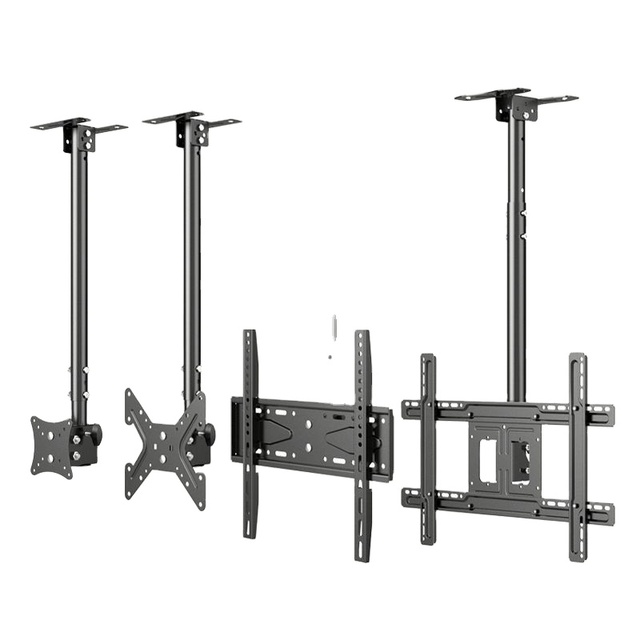 Factory Heavy Duty with Extension Filp Down Retractable 14 to 110 Inch Lcd Led Ceiling Tv Mount