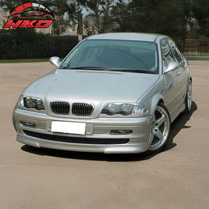 Compatible con BMW E46 Serie 3 99-01 4 Puertas Sedán, Alerón Delantero Estilo H2 - Accesorio Exterior de Poliuretano de Alta Calidad - Product Image 2