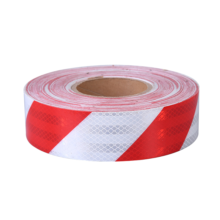 Красно-белая саржевая Защитная светоотражающая лента для кузова автомобиля