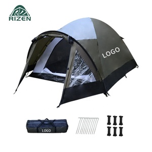 Fabbrica a prova di vento personalizzato a prova di acqua verde militare 1 2 Pers onen Wandern Reisen da campeggio all'aperto Zelte pellicce unterwegs - Product Image 2