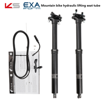Tija de sillín telescópica para bicicleta de montaña KS EXA 900i 30.9/31.6mm con cableado interno