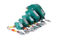 Nouveau treuil manuel à câble métallique de sécurité à double verrouillage, capacité de charge de 150 kg, 10 m
