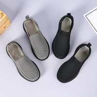 Zapatos para Caminar Dingsheng de Lujo, Cómodos, Suaves, Antideslizantes, Ligeros, con Forro de Algodón/Malla, Suela de PU/TPU, Punta Cerrada, para Todos