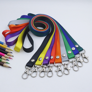 Promotional Hand Wrist Lanyard String Short Grip Lanyard Mobile Phone Strap for USB Flash Drive Keychain ID Badge Holder