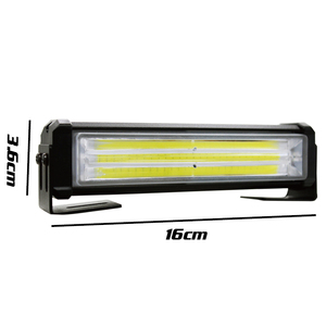 2 pièces/ensemble 32W haute luminosité voiture COB voyant d'avertissement voiture style d'urgence stroboscopique barre lumineuse <span class=keywords><strong>Auto</strong></span> <span class=keywords><strong>Flash</strong></span> blanc rouge bleu jaune - Product Image 2