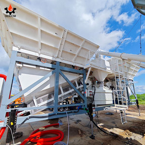 Planta Móvil de Dosificación y Mezcla de Concreto SDDOM de 35m³/h |   Planta Mezcladora de Cemento Automática Pequeña con Silo - Product Image 5