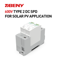 Dispositif de protection contre les surtensions Beny T2 IP20 600V 40kA 20kA EN 61643-31 BUD40-2 bipolaire pour les systèmes d'énergie solaire et de protection contre la foudre