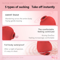 Vibrateur à succion clitoridienne en silicone de qualité médicale personnalisé, étanche, rechargeable par USB, pour femmes, utilisation en salle de bain