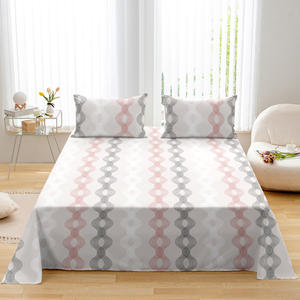 Parure de lit plate moderne ultra douce 100% microfibre polyester certifiée OEKO-TEX 1800TC Toute saison Textile de maison Couleur personnalisable - Product Image 4