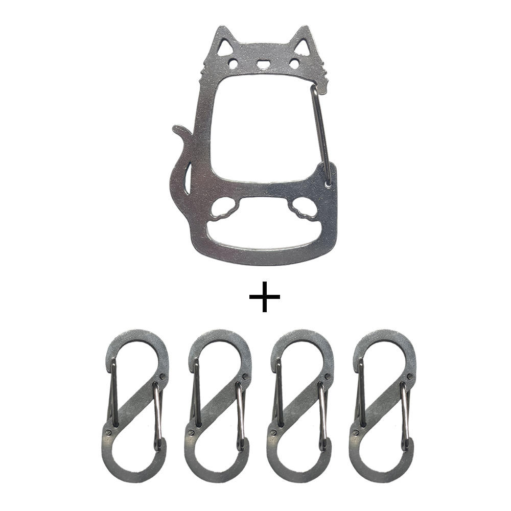 Boucle en forme de S Lucky Cat