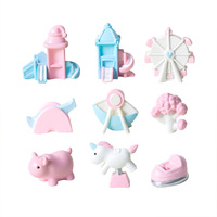 Figurines de terrain de jeu miniatures accessoires en résine scène créative construction bricolage 3D enfants jouets éducatifs pour la décoration de bureau à domicile