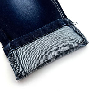 Tessuto Denim B6209 Aufar Blue 7S <span class=keywords><strong>Super</strong></span> Siro OA 12.4OZ TR a Doppio Nucleo ad Alta Elasticità 3/1 Twill per Produzione e Vendita - Product Image 5