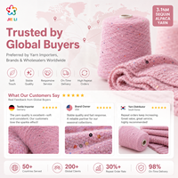 Fil de laine mélangée en chenille écologique d'alpaga coloré et pailleté 3.1NM pour manteau d'hiver lourd style rétro, couleur personnalisée, fourniture directe usine