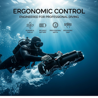 Scooter sous-marin à propulsion directe d'usine avec écran LCD, double poignée, support de caméra, dispositif de plongée et de snorkeling IP68