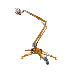 10-22m lengan angkat teleskopik, peralatan instalasi ketinggian tinggi untuk Trailer Boom Lift <span class=keywords><strong>Hoist</strong></span> lengan kerja instalasi manusia - Product Image 2