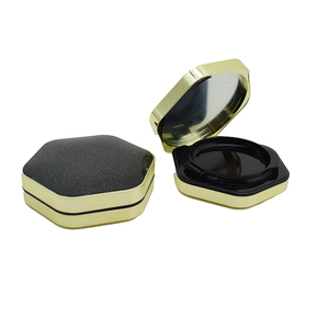 Plastique or de haute qualité 15g carré magnétique poudre éblouissante crème pour bébé miroir vide étui à fard à joues boîtes de retenue pour prothèses dentaires - Product Image 1