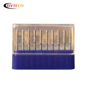Forets diamantés cylindriques de qualité supérieure pour laboratoire dentaire, certifiés CE, fabriqués par un fabricant de produits dentaires. - Product Image 5