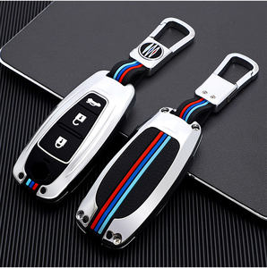 Accessoires automobiles Intérieur en alliage de zinc Housse de clé de voiture Porte-clé en silicone Convient pour <span class=keywords><strong>Suzuki</strong></span> Sport - Product Image 2