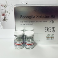 Kit de peeling éclaircissant naturel à 99 % d'algues pour le mélasma, soin hydratant régénérant aux algues marines pour les éruptions cutanées et le resserrement des pores