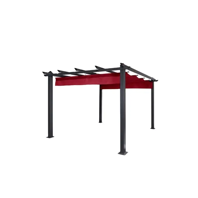 Alüminyum ve çelik Açık Gölgelik Üzüm Kafes Pergola 3x4 m