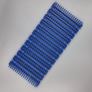 Nieuwe <span class=keywords><strong>PVC</strong></span> & PP modulaire kunststof gaas transportband voor restaurants & detailhandel, duurzaam, antibacterieel, food grade, vlakke bovenkant - Product Image 5