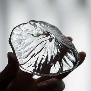 Crystal Glass Mount Fuji Incense Holder Hand-made Transparent Incense Burner Zen <b>Home</b> Decor Religious Use - Product Image 3