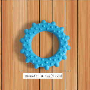 Denti resistenti al morso per la pulizia TPR masticare piccolo sole estetiche per cani giocattolo - Product Image 5