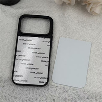 Coque de protection personnalisable 2-en-1 en PC rigide avec plaque en aluminium à transfert thermique et rainures vierges pour iPhone 18 17 Pro Max