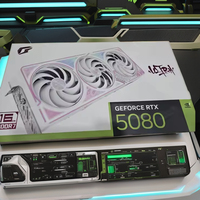 Carte graphique RTX5080 16 Go de mémoire DDR pour station de travail de bureau, chipset AMD, interface 256 bits, ventilateur de refroidissement pour jeux vidéo, nouveau produit