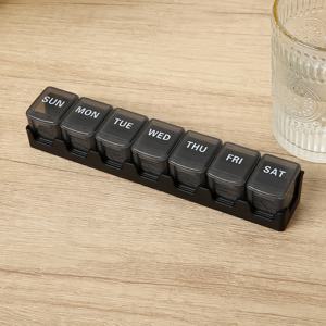 <span class=keywords><strong>Pilulier</strong></span> hebdomadaire personnalisé avec logo, <span class=keywords><strong>pilulier</strong></span> portable détachable <span class=keywords><strong>matin</strong></span> et <span class=keywords><strong>soir</strong></span>, <span class=keywords><strong>pilulier</strong></span> de voyage double rangée - Product Image 2