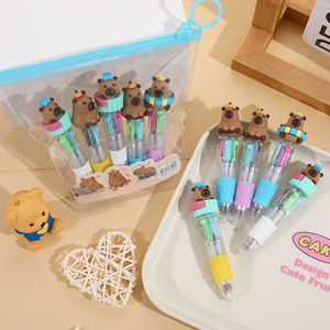 Set di 5 Penne <span class=keywords><strong>a</strong></span> <span class=keywords><strong>Sfera</strong></span> Colorate Mini Stitch, Blu/Viola/<span class=keywords><strong>Rosa</strong></span>/Giallo, Cancelleria per Studenti, Regali e Premi - Product Image 6