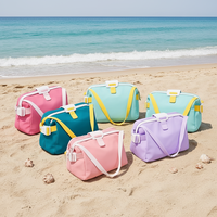 Nouveaux sacs de rangement en silicone pour l'été, sacs de plage et de piscine en silicone, sacs en silicone imperméables