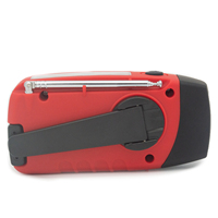 2000mAh Solar-Handkurbel-AM/FM-Radio mit Taschenlampe, USB-Ladegerät & Powerbank für Camping, Zuhause, Überlebenssituationen