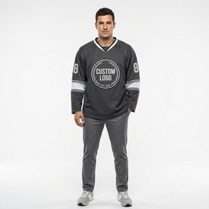 Camisetas de Hockey sobre Hielo Sublimadas, Fabricante de Ropa Deportiva Personalizada de Poliéster para Hombre, Camisetas de Secado Rápido, Transpirables, Precio Económico - Product Image 1