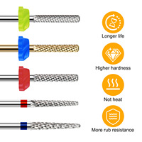 Huarong – Tête de polissage multifonction en acier inoxydable pour ongles, fraise pour éliminer les peaux mortes, outil de ponçage, prétraitement Rocket