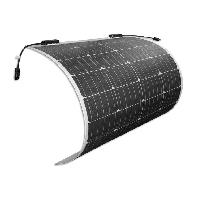 Customized High Efficiency ETFE Sunpower 12V 18V 100W 120W 150W Waterproof Flexible Solar Panels Customizable Options