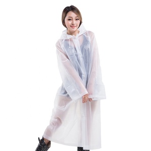 Imperméable jetable en PVC de haute qualité avec logo imprimé, style moderne, vêtements de pluie pour les excursions - Product Image 3