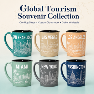 Taza de Café de Cerámica de 11 oz con Diseño del Puente Golden Gate de San Francisco, California, Recuerdo de América, para Tazas de Gres, OEM, ODM, Personalizable - Product Image 5