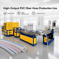 Ligne de production de tuyaux d'irrigation agricoles en PVC avec régulation de vitesse progressive via variateur de fréquence ABB pour un fonctionnement stable