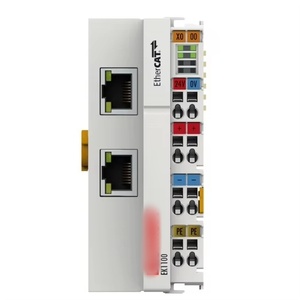 Coupleur EtherCAT Beckhoff EK1100 d'origine allemande, 2*RJ45 100 Mbps, alimentation E-Bus 2A pour terminaux E/S de la série EL, pièces de rechange - Product Image 1