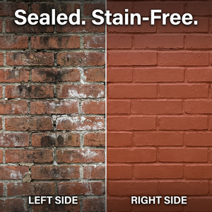 Peinture d'étanchéité anti-efflorescence, résistante aux intempéries et à l'eau, barrière contre l'humidité pour briques, pierres, maçonnerie, murs extérieurs - Product Image 3