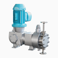 Pompe doseuse à diaphragme hydraulique, pompe de dosage sans fuite pour milieux chimiques dangereux et toxiques