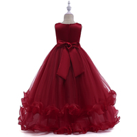 Nouvelle arrivée, dernière tendance en matière de robes, robe longue pour enfants, robe de soirée pour filles, robes de bal pour enfants, LP-76