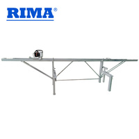Pour RIMA 4.7 m scierie à bois tronçonneuse nouvelle conception de fraisage horizontale avec support en acier solide pour la coupe de bois scie à bûches bande de bûches