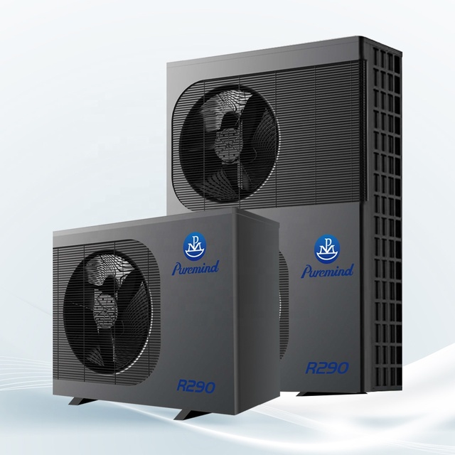 Puremind Air Source Monobloc Heat Pump Water Heater Air Conditioner Domestic Commercial R290 Air to Water Warmepumpe